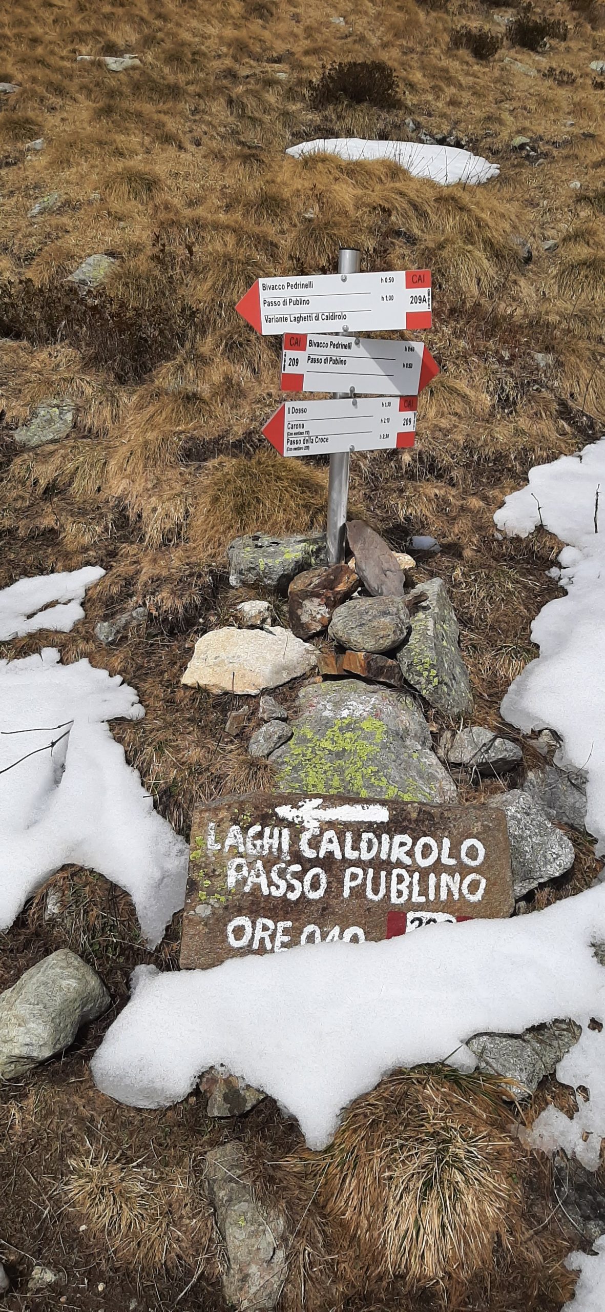 Bivio Variante Laghetti di Caldirolo