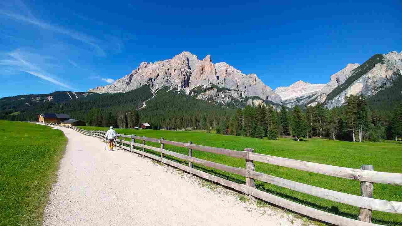 Un sentiero delle Alpi