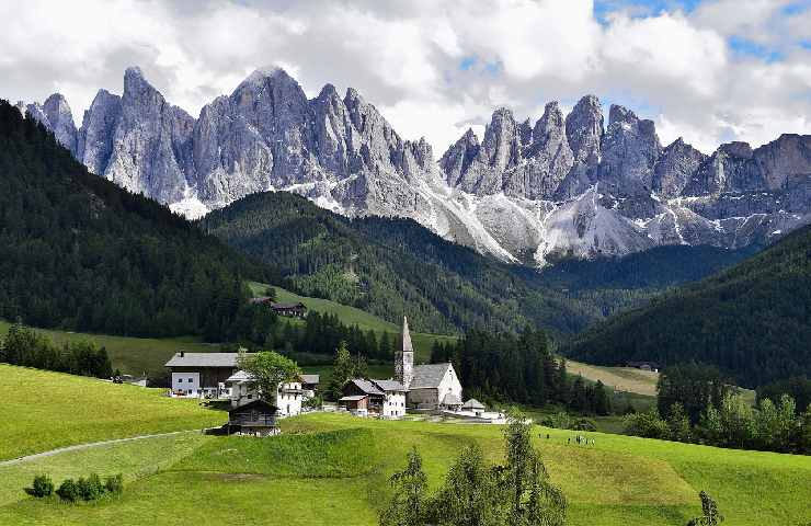 Il paesaggio delle Dolomiti