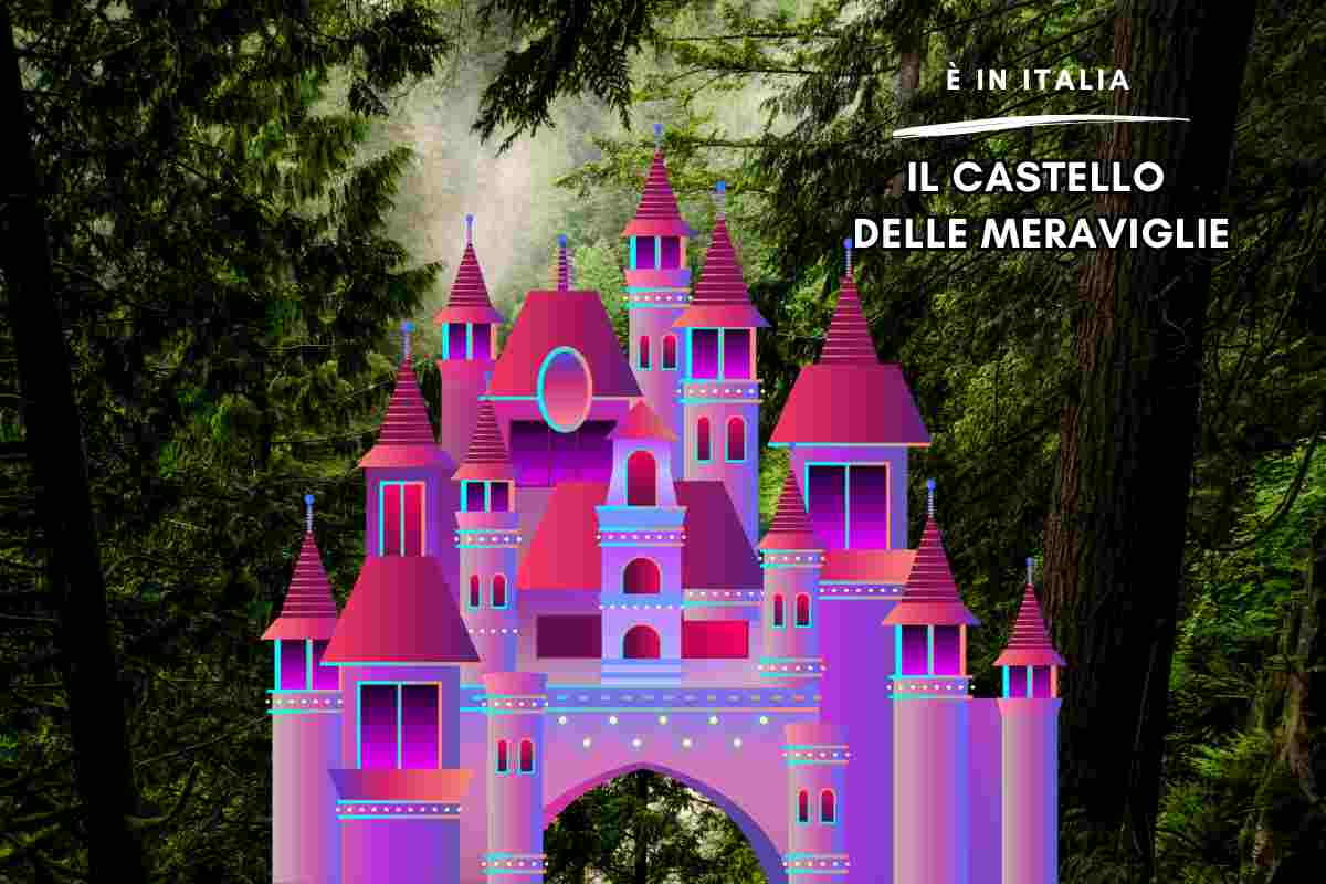 Un castello delle favole in Italai