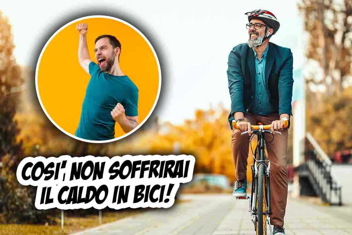 Evitare il caldo in bicicletta