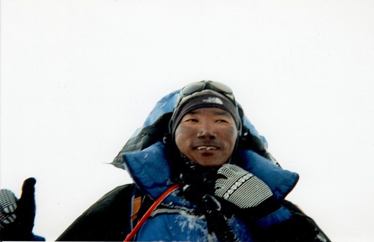 Kami Rita Sherpa in montagna nel 2010