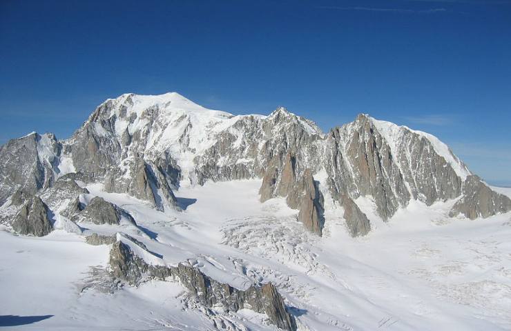 Monte Bianco innevato