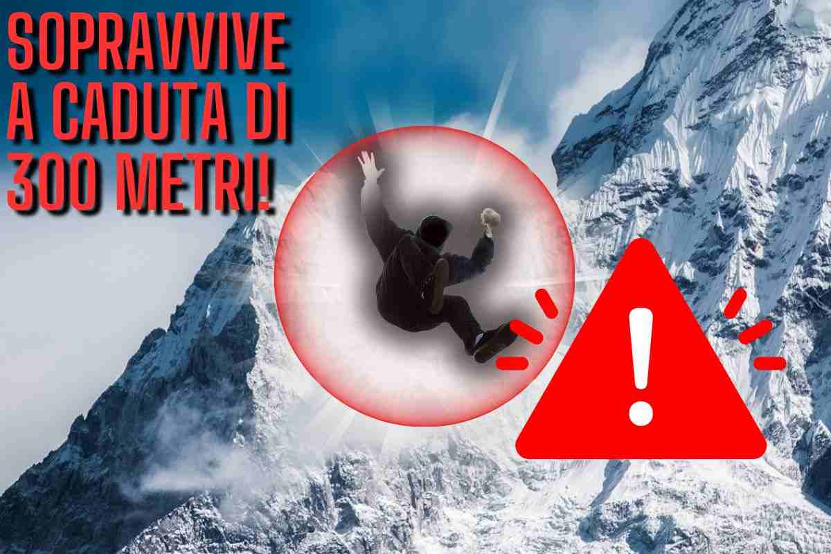 la verità sull'uomo che sopravvive a caduta di 300 metri