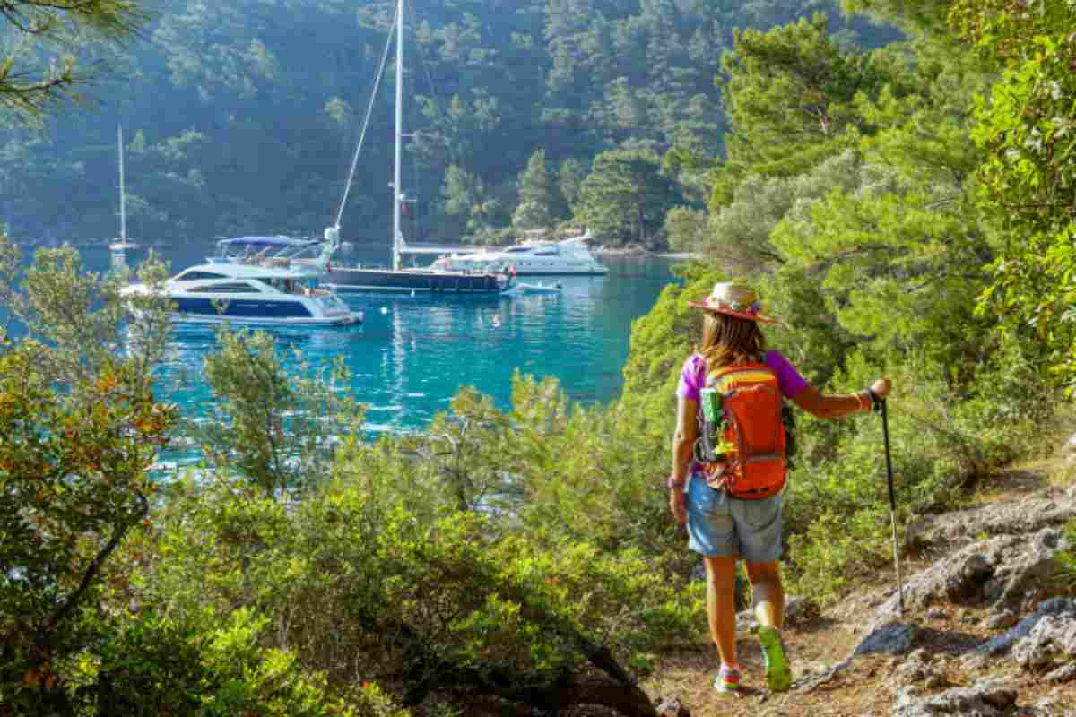 Trekking sul mare