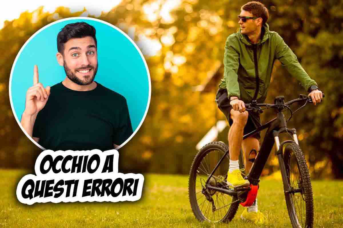 errori da non fare in e-bike