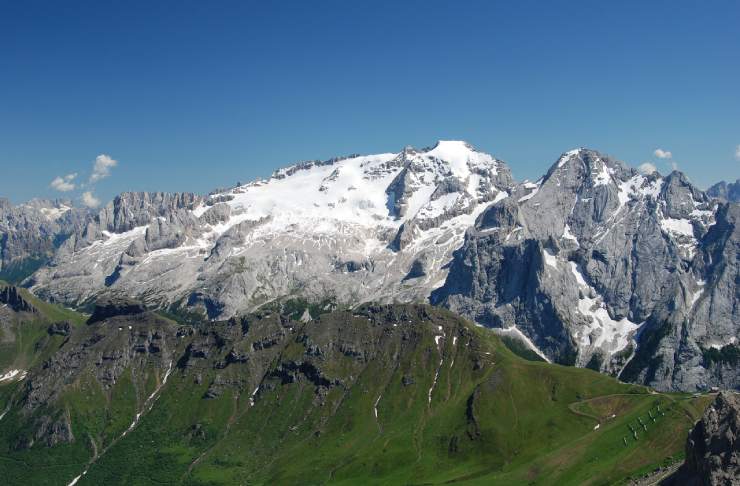 Marmolada in estate