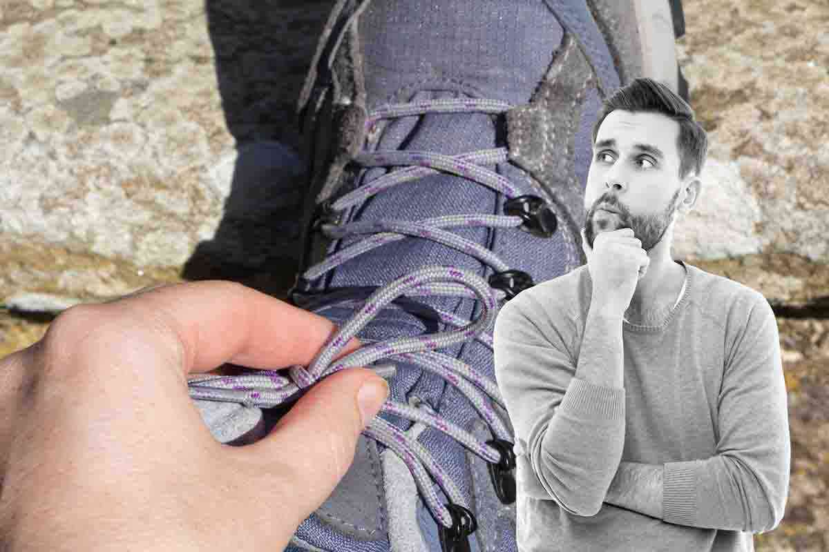 Il trucco su come allacciare le scarpe da trekking