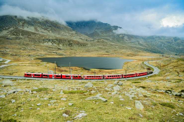 Il treno Bernina Express