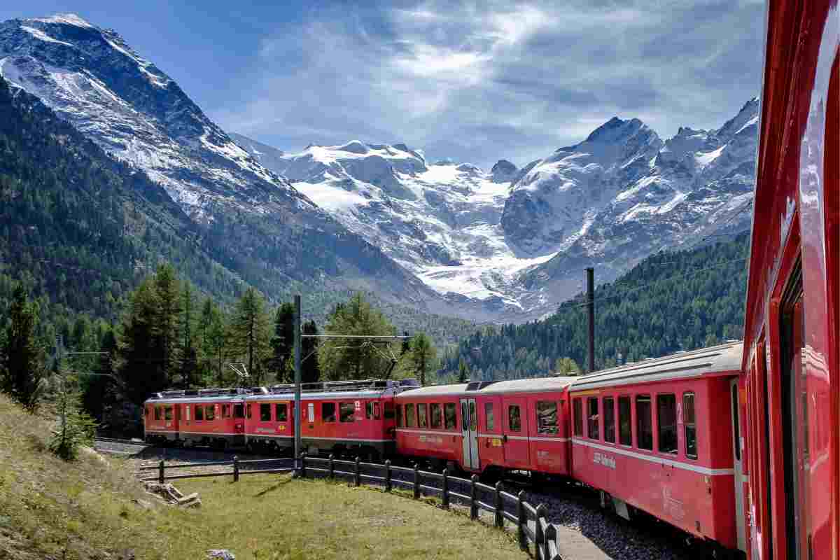 Il treno Bernina Express