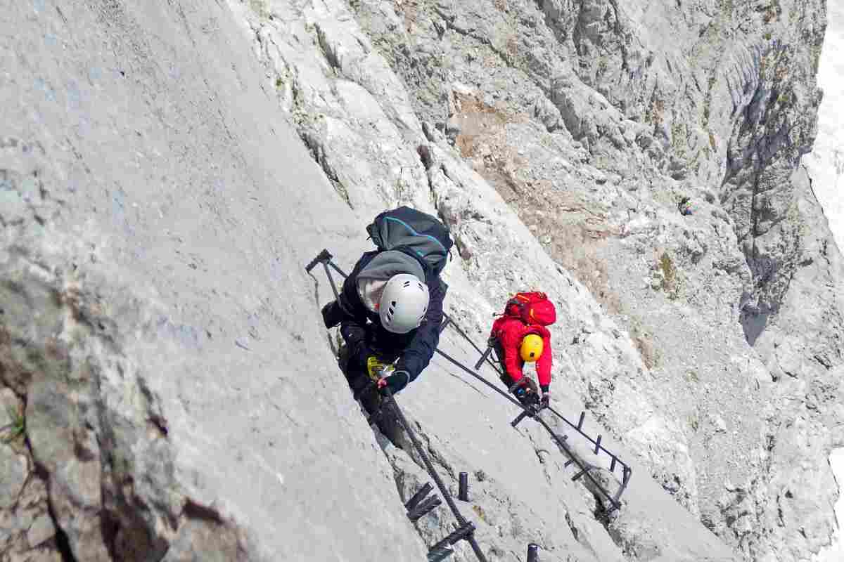 Salita in ferrata