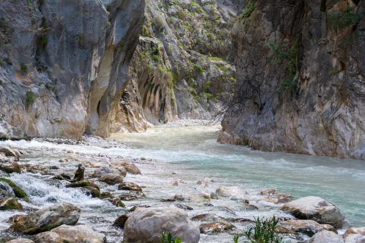 Canyon Saklikent in Turchia