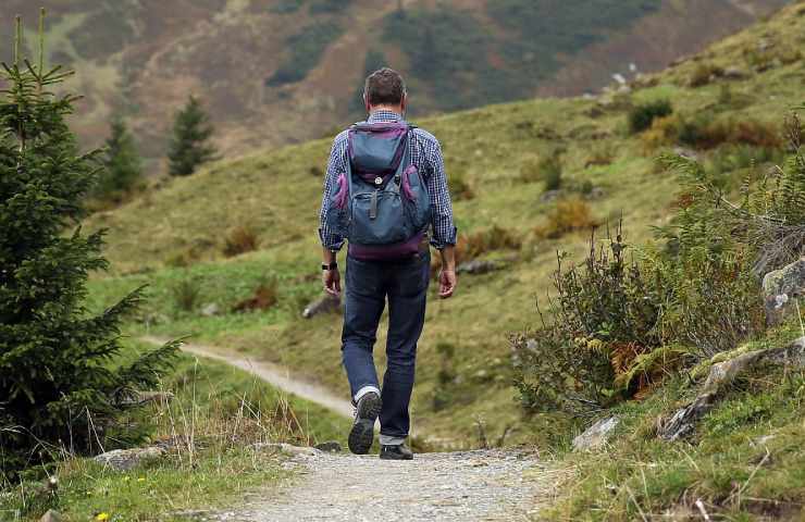 Un'escursione in montagna