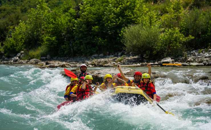 Rafting in torrente