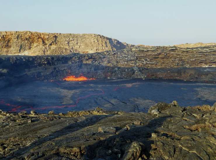 Il lago di lava Erta Ale