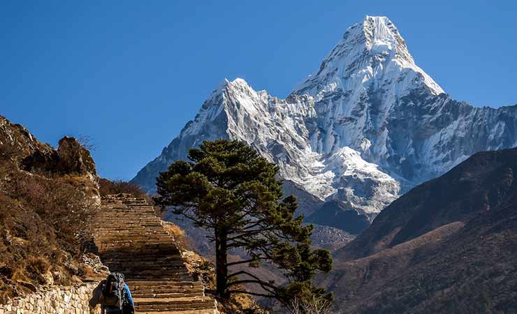 montagna everest nepal himalaya