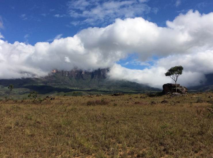 Il Monte Roraima tra le nubi