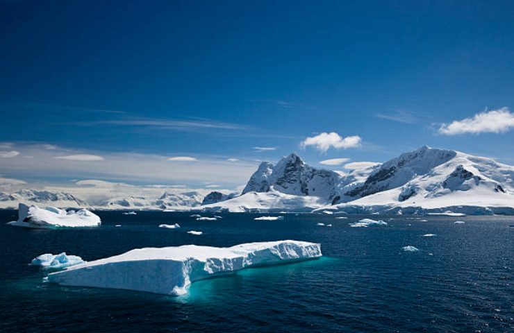 Foto dei ghiacciai dell'Antartide
