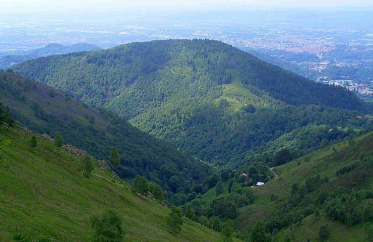 Monte Casto, dove si snoda il percorso di trail running