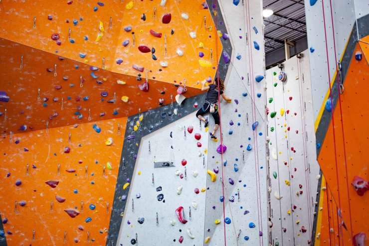 Parete per il bouldering