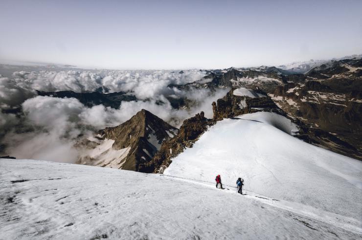 Alpinisti sul Gran Paradiso