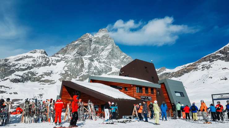 Cervinia sulla neve