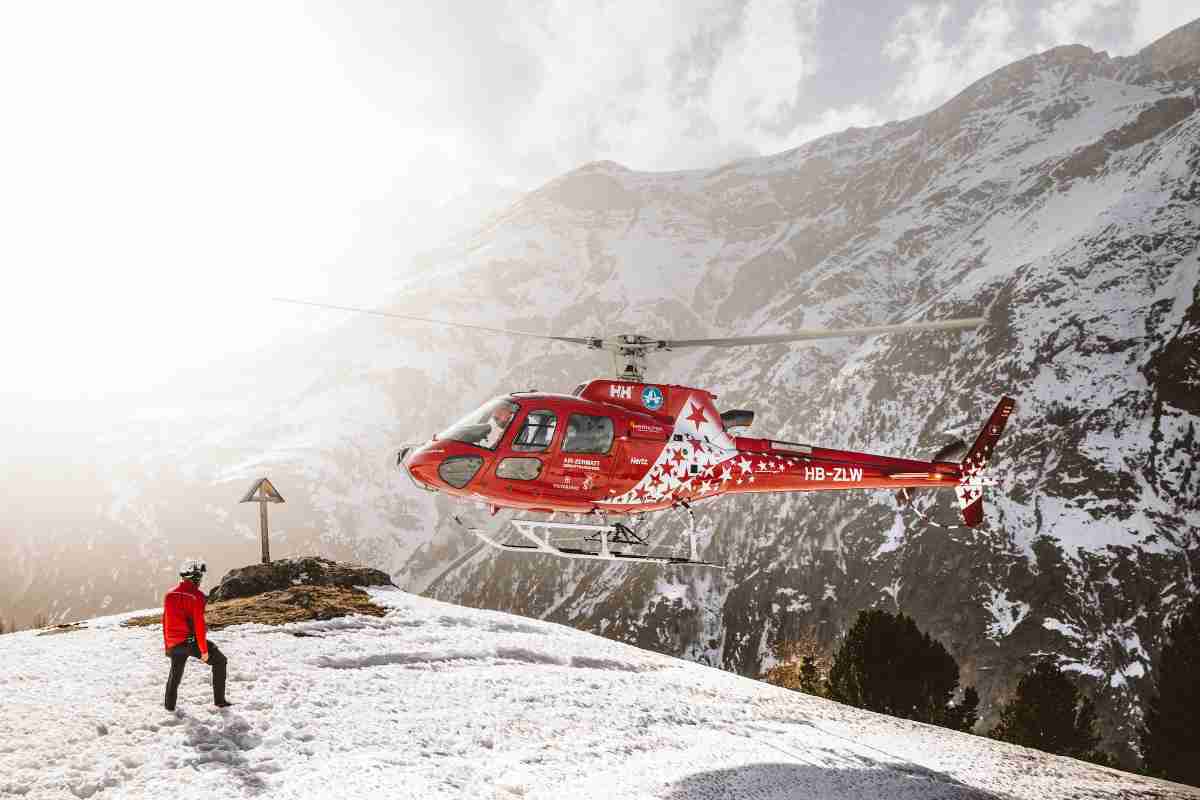 Elicottero del soccorso alpino