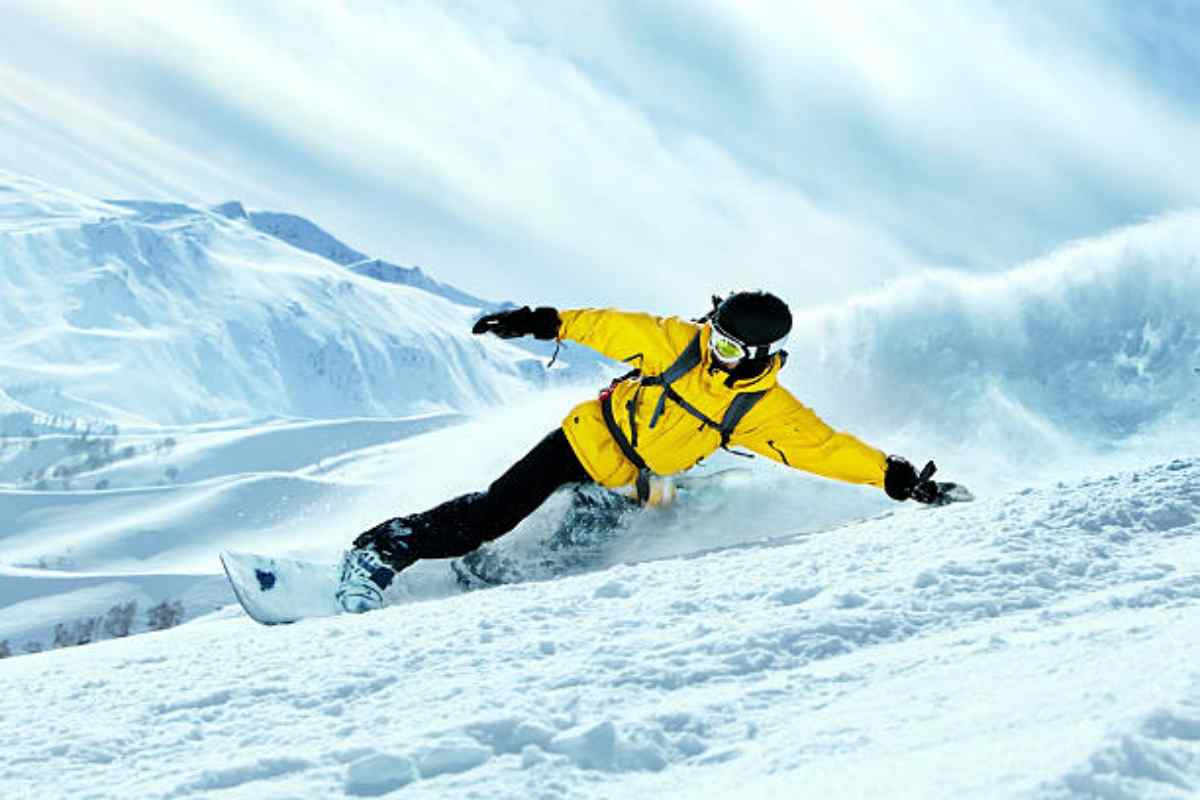 Andare sullo snowboard