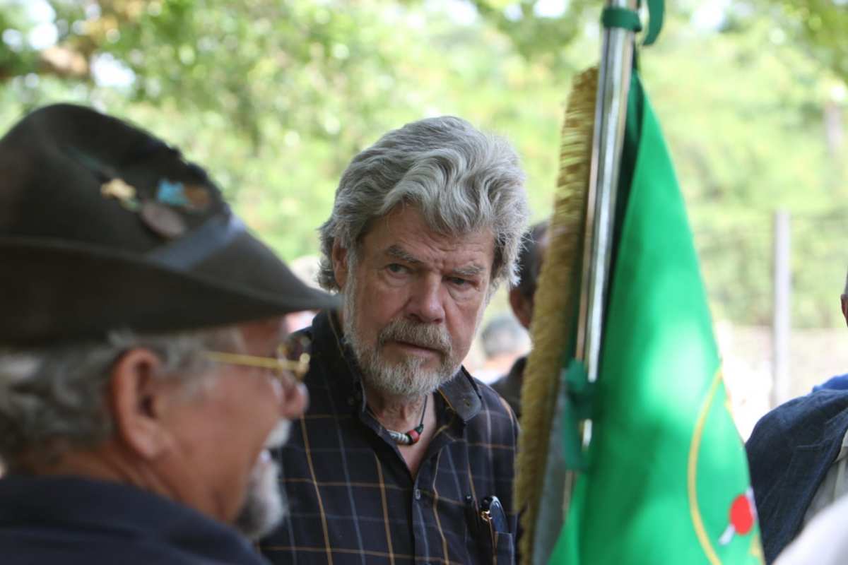 L'alpinista italiano Messner