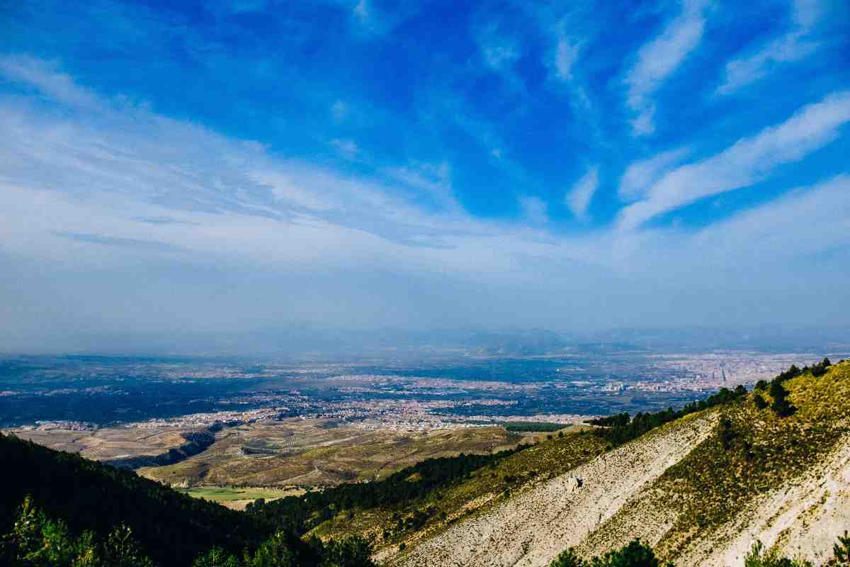 Paesaggio della Sierra Nevada, in Spagna