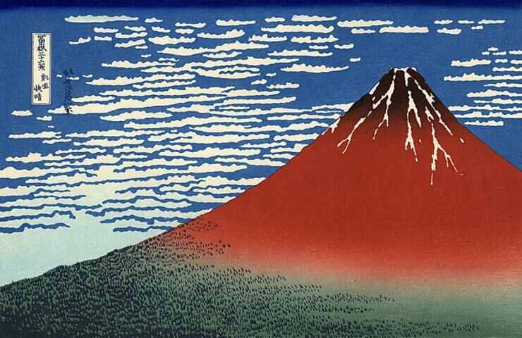 Hokusai: Fuji Rosso