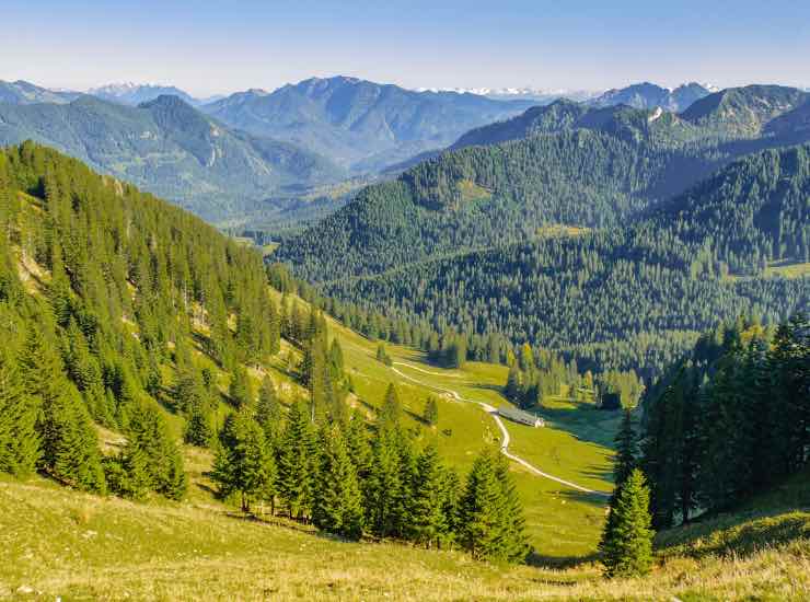 Montagna senza neve