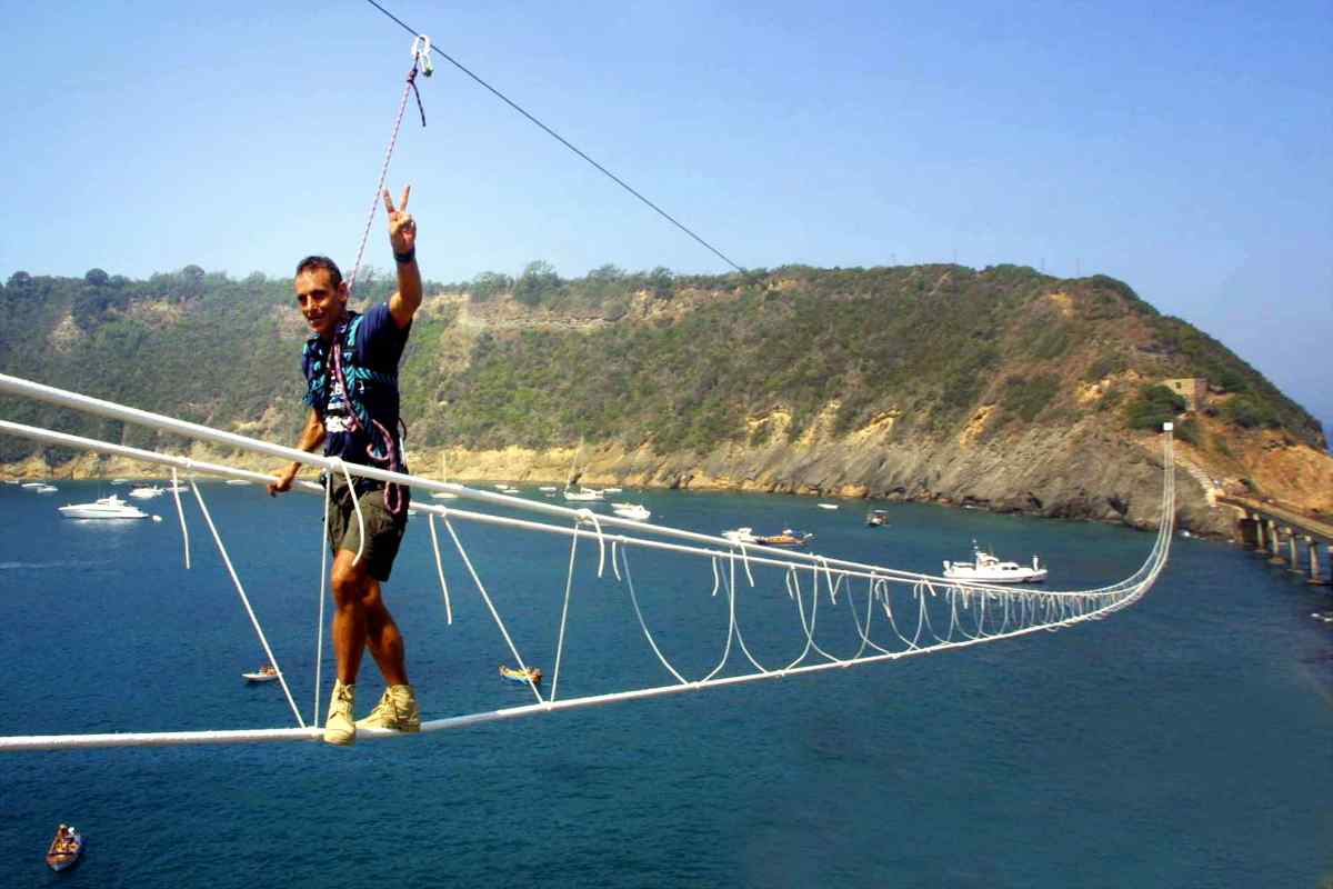 Ponte tibetano lunghissimo record