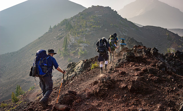 trekking in montagna