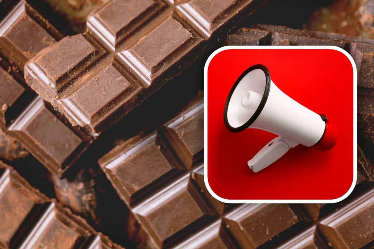 Ministero richiamo noto marchio di cioccolato 