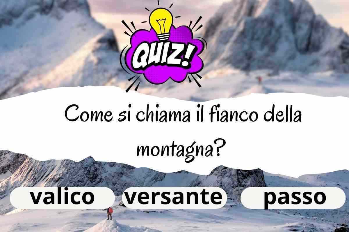 Quiz della montagna