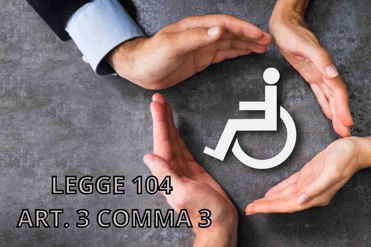 Legge 104 comma 3 cifre più alte