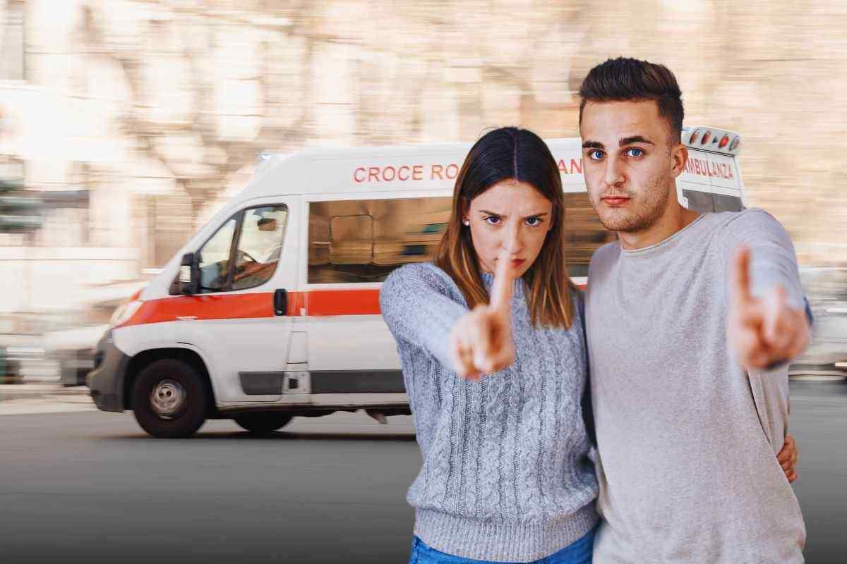 Ambulanza accostare può costare una fortuna