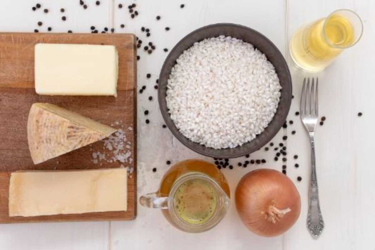 ricetta risotto cacio e pepe