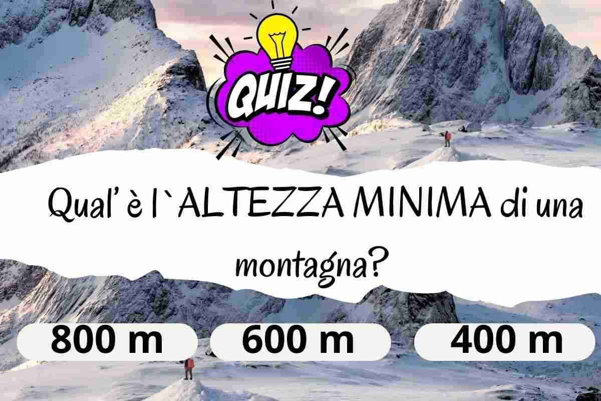 TEST per esperti di montagna