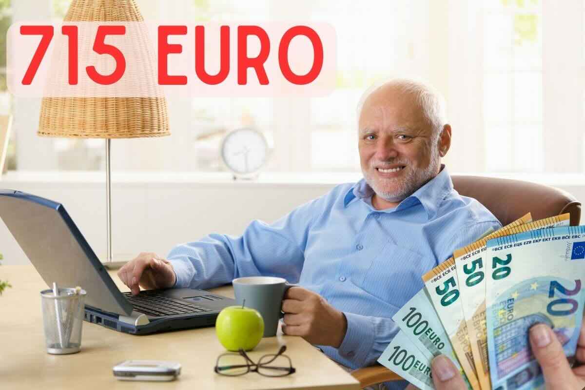 Assegno Inps da 715 euro in arrivo