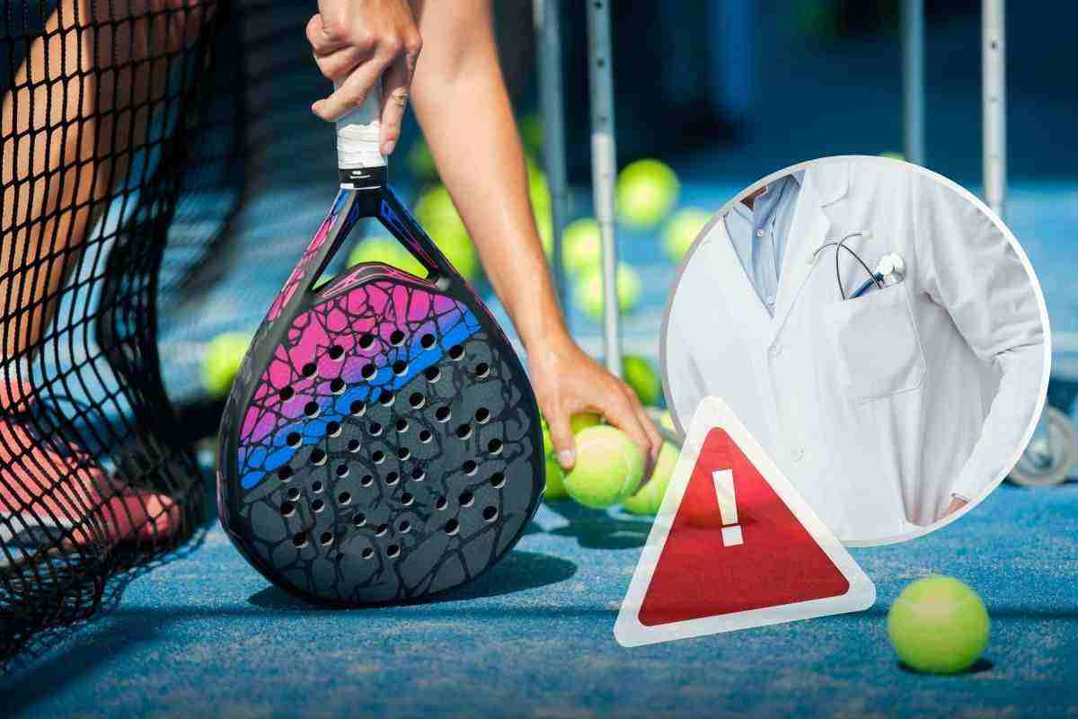 Padel rischio allarma medici